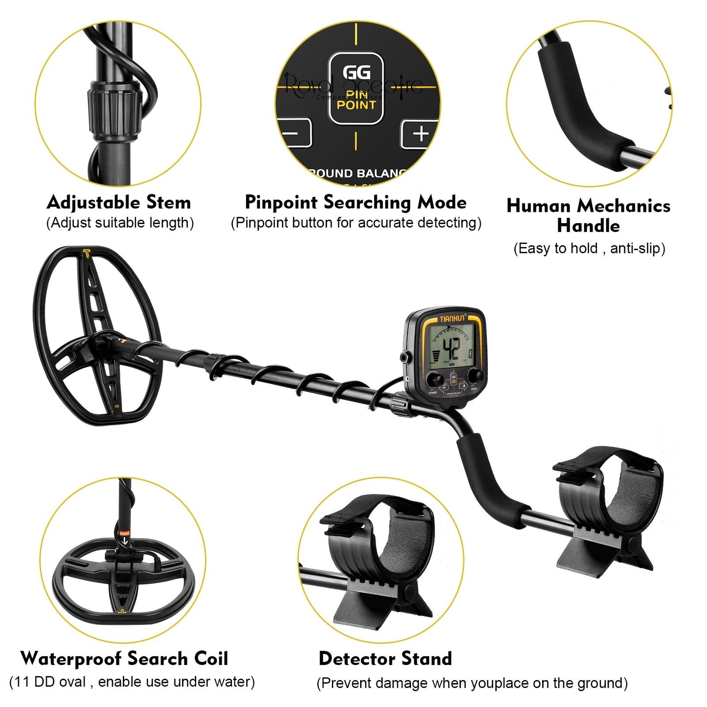 Tianxun TX-850 Professional Metal Detector