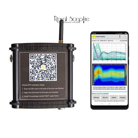 Détecteur d'eau à cartographie automatique mobile PQWT-M200, 200 m