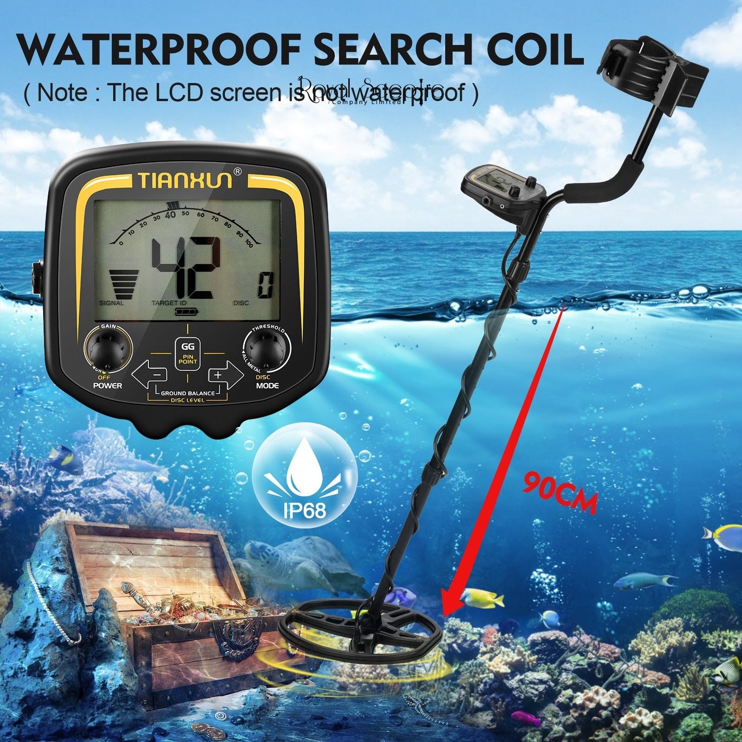 Tianxun TX-850 Professional Metal Detector