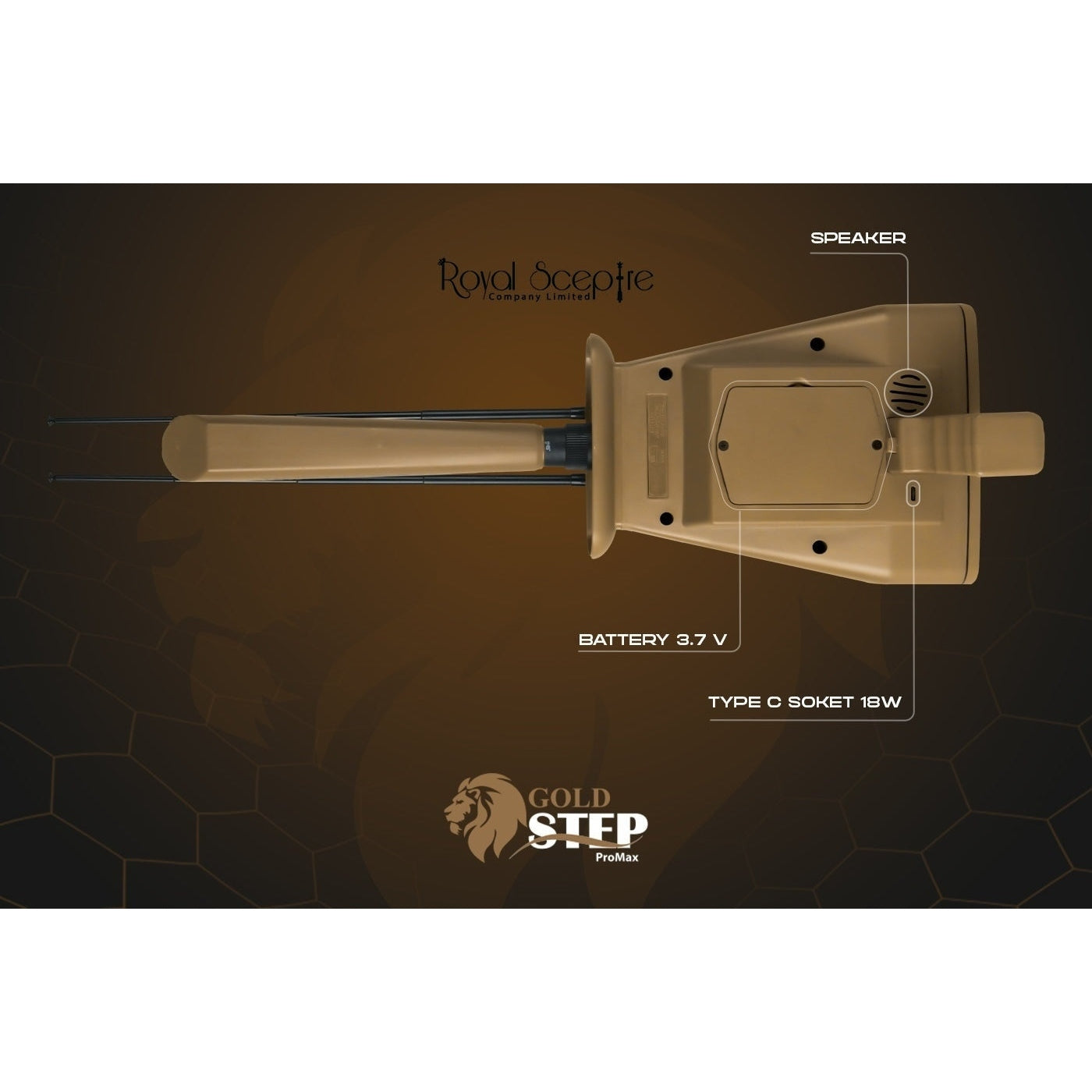 Gold Step Pro Max Gold, Diamond, Metal, Void & Cavity Detector