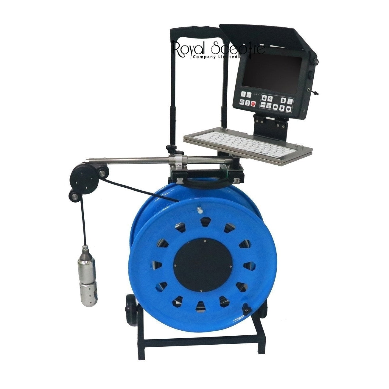 150m Borehole camera with 50mm pan tilt rotation camera