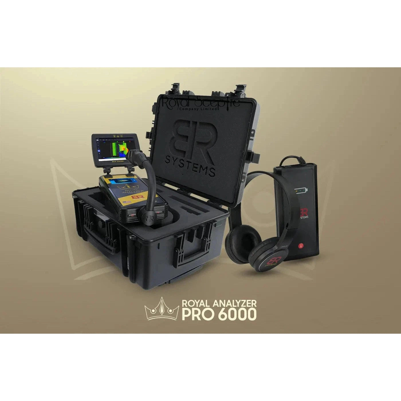 Royal Analyzer Pro 6000 Gold, Diamond, Metal, Void & Cavity Detector