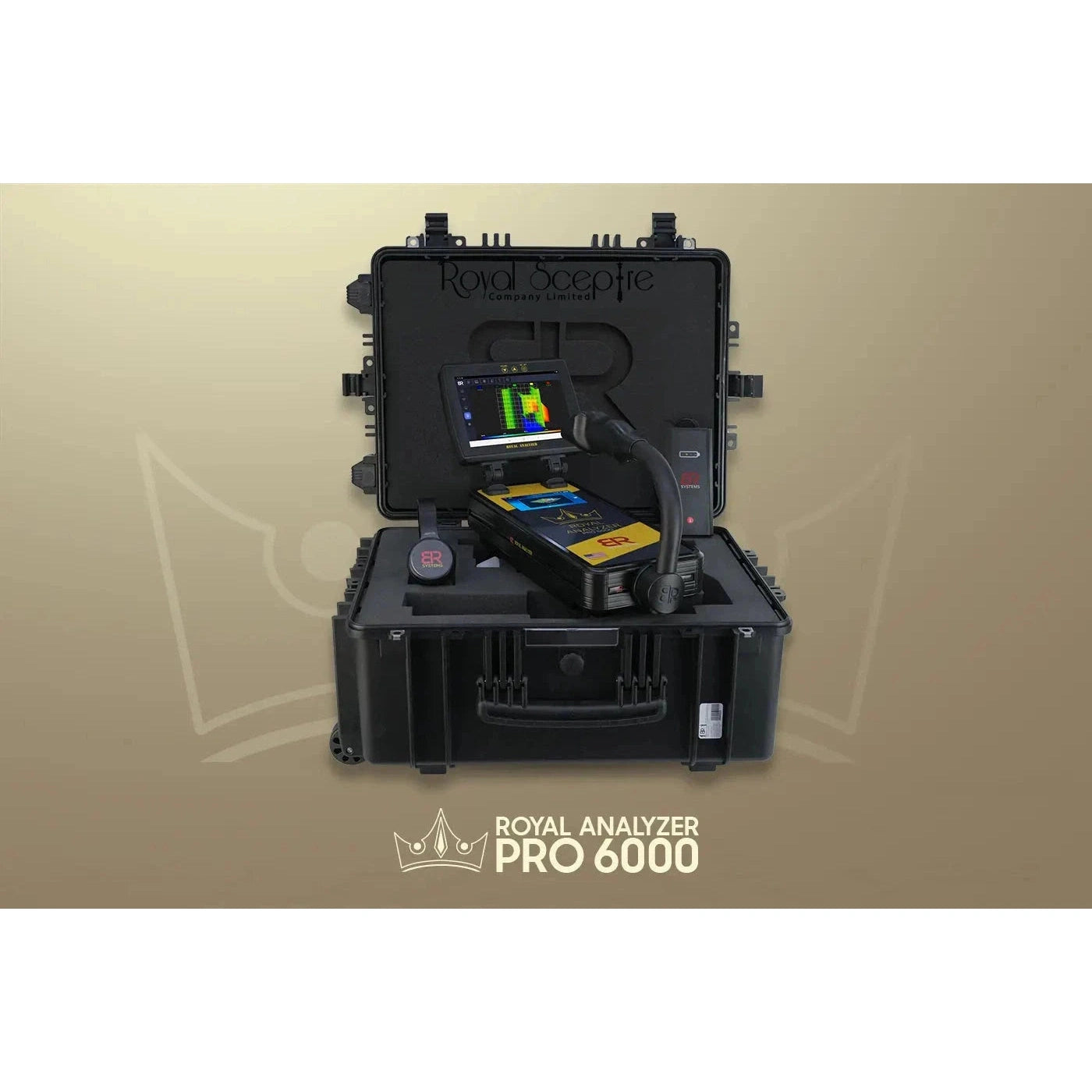 Royal Analyzer Pro 6000 Gold, Diamond, Metal, Void & Cavity Detector