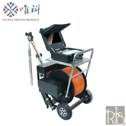 Vicam 500m Depth 63mm Hd Dual View Rotation Camera Borehole Inspection System