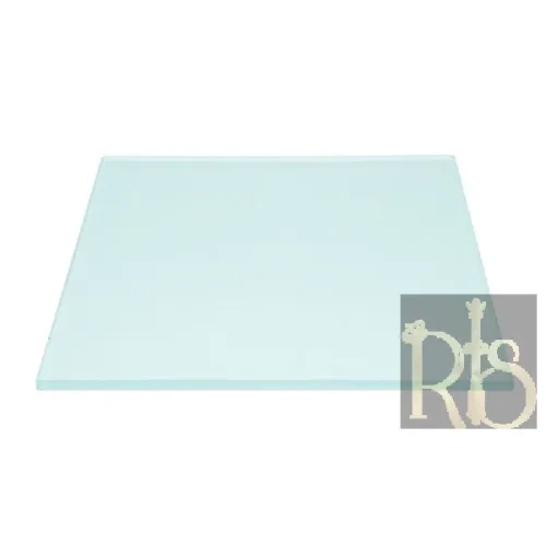 Plastic Limit Plate, 300x300x10 Mm Glass Plate (one Face Ground)
