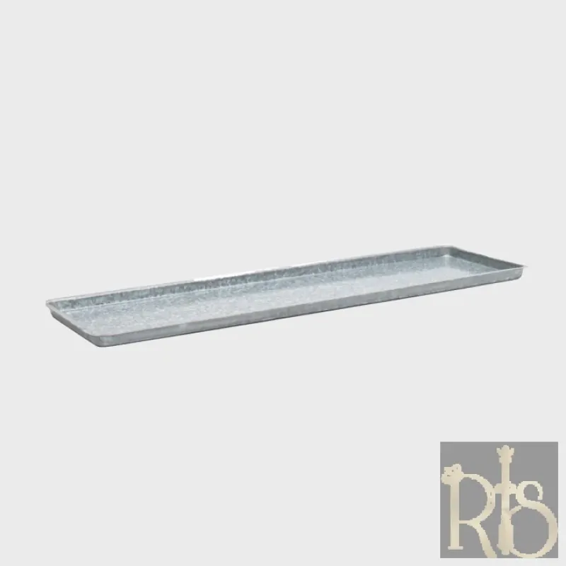 Galvanized Metal Tray 1mx0.5mx75mm Deep