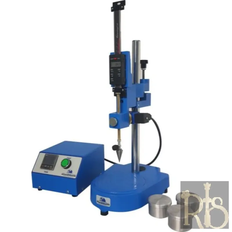 Cone Penetrometer with Gauge and Automatically Controlled Test Cup