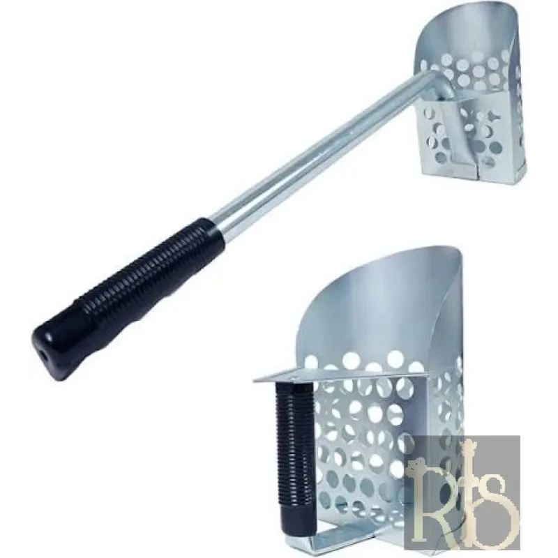 Scoop for Removing Excavated Material From Hole, 250mm Long Handle