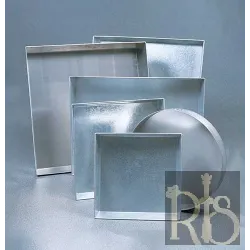 Steel Tray 306 X 306 X 38mm (for Measuring Bitumen Spray Rates) with Purpose Made Detachable Handle 1.5m Long