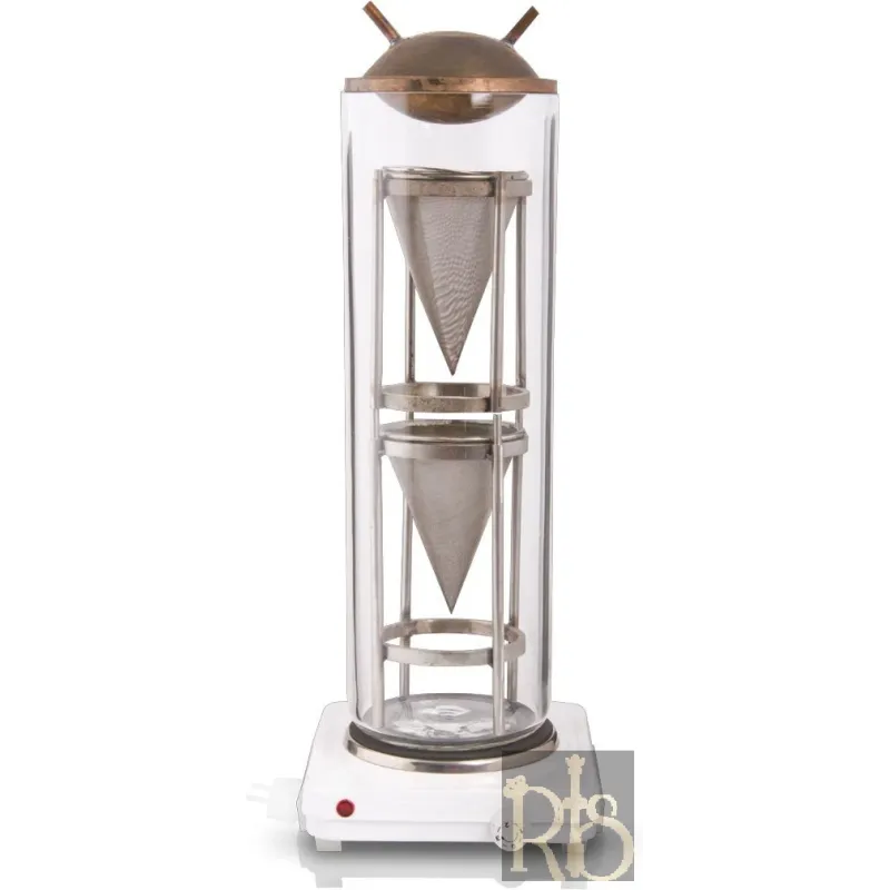 Complete Set of Hot Pot Extractor Including Non-corrodable Mesh Which Fits Into the Metal Pot with a Gasket Cover, Coke, Dean and Stark Receiver and Reflux Condenser