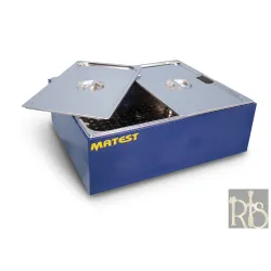 Water Bath Minimum 150mm Deep, Thermostatically Controlled to Maintain Water Temperature at 60 Deg.c + 1 Deg.c with Perforated False Bottom or Equipped with Shelf to Support Specimen 50mm Above the Bottom of Bath