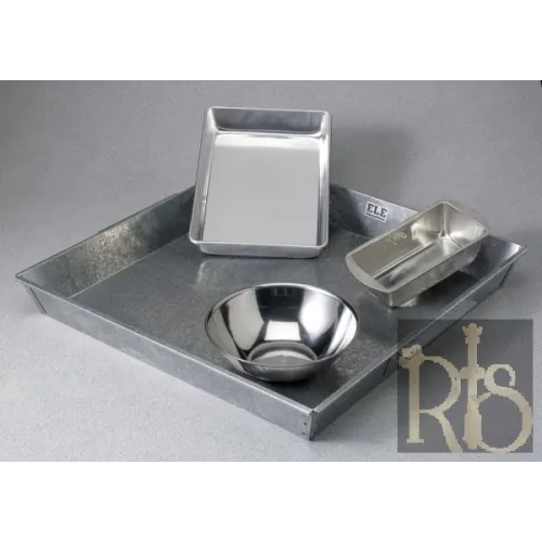 200mm X 200mm X 50mm Deep Steel Baking Trays
