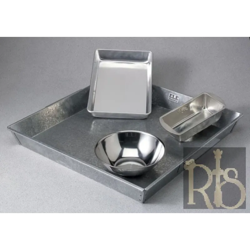 200mm X 200mm X 50mm Deep Steel Baking Trays