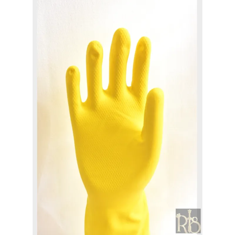 Rubber Gloves to Remove Specimens From Water Bath