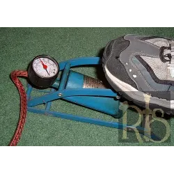 Foot Pump for Pressurising Air Water Assemblies up to a Maximum of 700kn/m2 and Fitted with Flexible Hose Approximately 1.2m Long and Connector