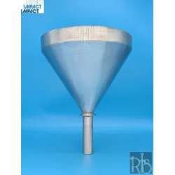 Flask Funnel for Fitting to the 700ml Steel Bottle with Rim of Funnel Retaining Sieve 200mm Nominal Diameter