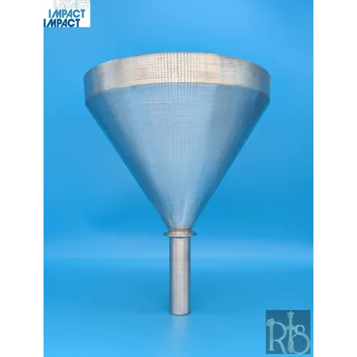 Flask Funnel for Fitting to the 700ml Steel Bottle with Rim of Funnel Retaining Sieve 200mm Nominal Diameter