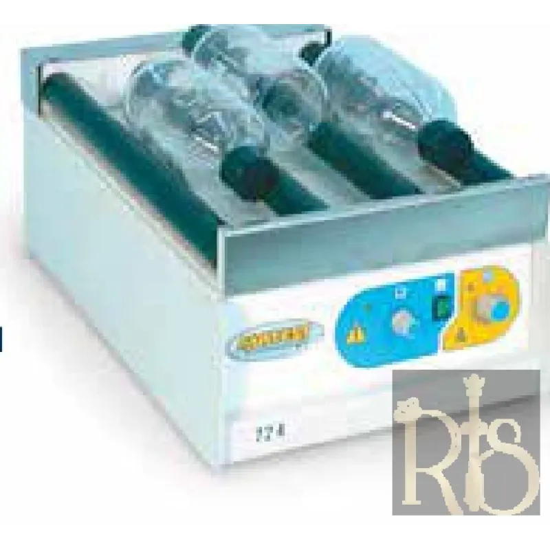 Bottle Roller Compact Bench Mounted Unit Designed to Rotate 2 Bottles Simultaneously About Longitudinal Axis