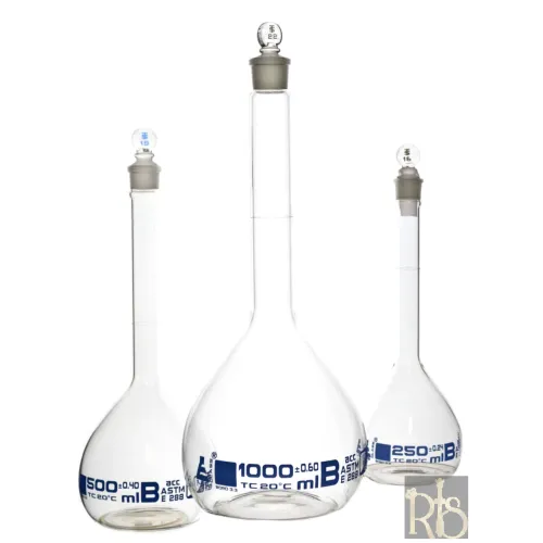 Volumetric Flask 250ml, 500ml, 1000ml and 2000ml Capacity