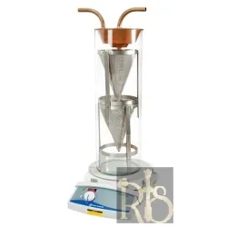 Hot Extractor Complete with Wire Gauze Container Gasket, Cork Lid and Support Assembly