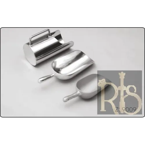 Metal Scoop, Large(150mm Wide), Cast Aluminum Handle