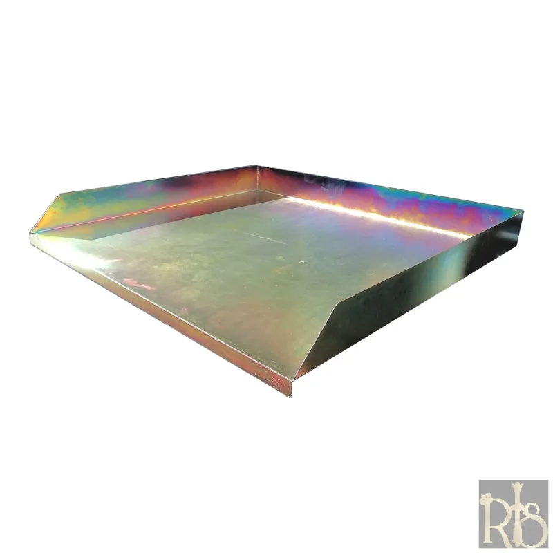 Steel Tray 0.3x0.3x0.01m Deep
