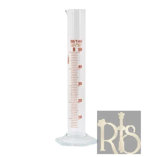 Measuring Cylinder Set of 25ml, 100ml, 500ml, 1000ml, 2000ml