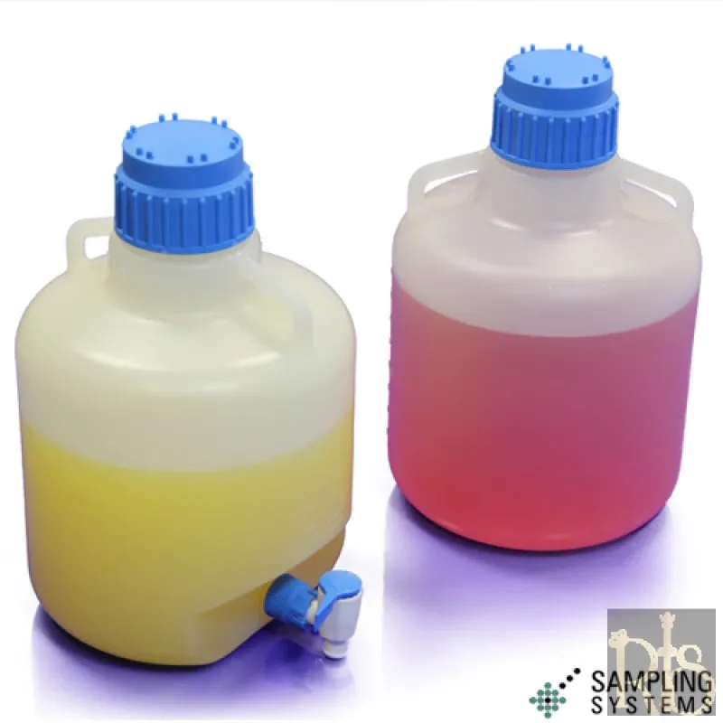 Polythene or Glass 20 Litres Storage Vessels with Tap at Bottom