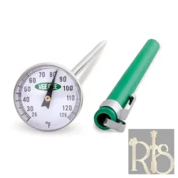 Pocket Dial Thermometer +50 to 250 Deg. C Accurate to +3% with 0.1m Long Stem