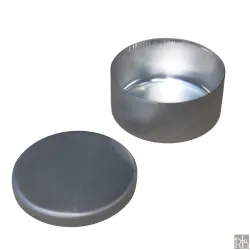 Moisture Content Tin with Lid, Aluminum, 150mm X 50mm Height