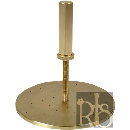Utest Adjustable Stem and Perforated Aluminum Plate for Cbr Swelling Test, En, Bs