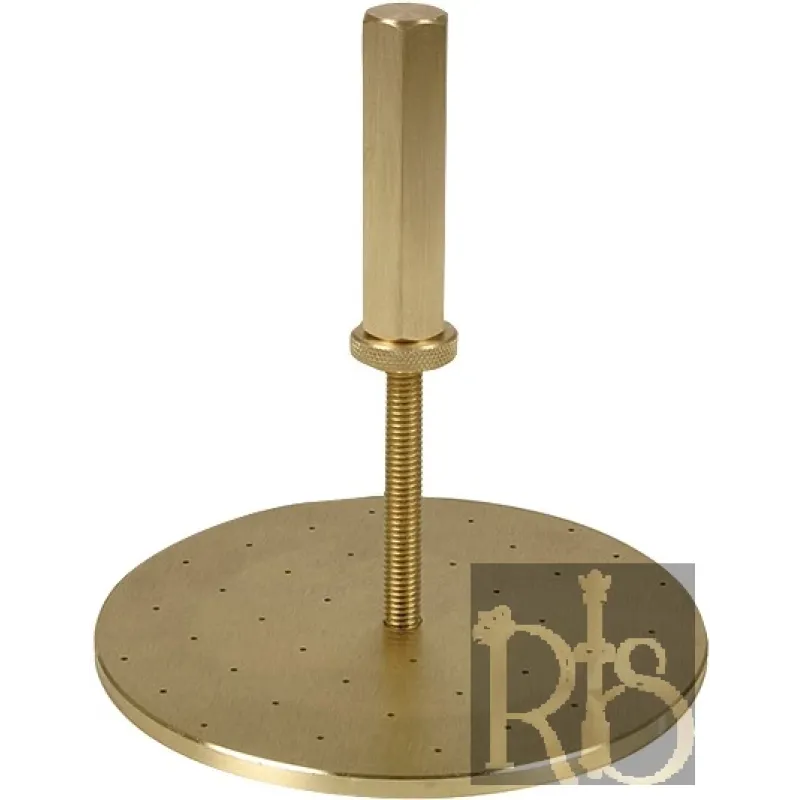 Utest Adjustable Stem and Perforated Aluminum Plate for Cbr Swelling Test, En, Bs