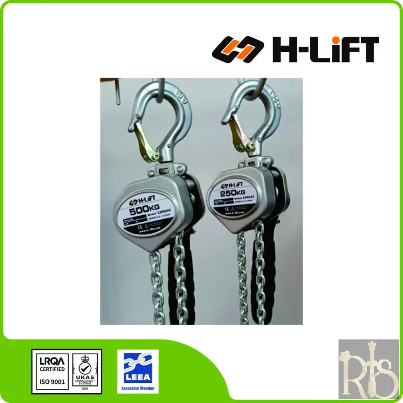 Tian Hoist, Minimum Liftind Capacity, 125 Kg