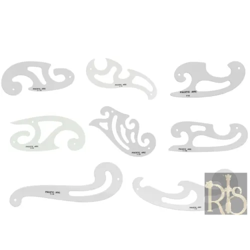 Tian Assorted French Curve Set