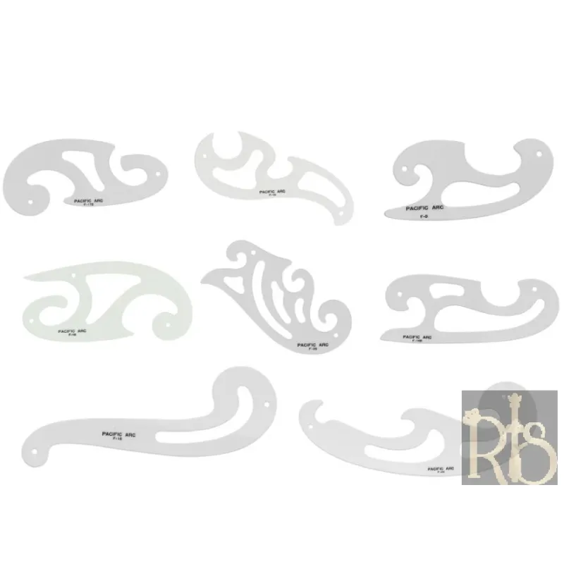 Tian Assorted French Curve Set